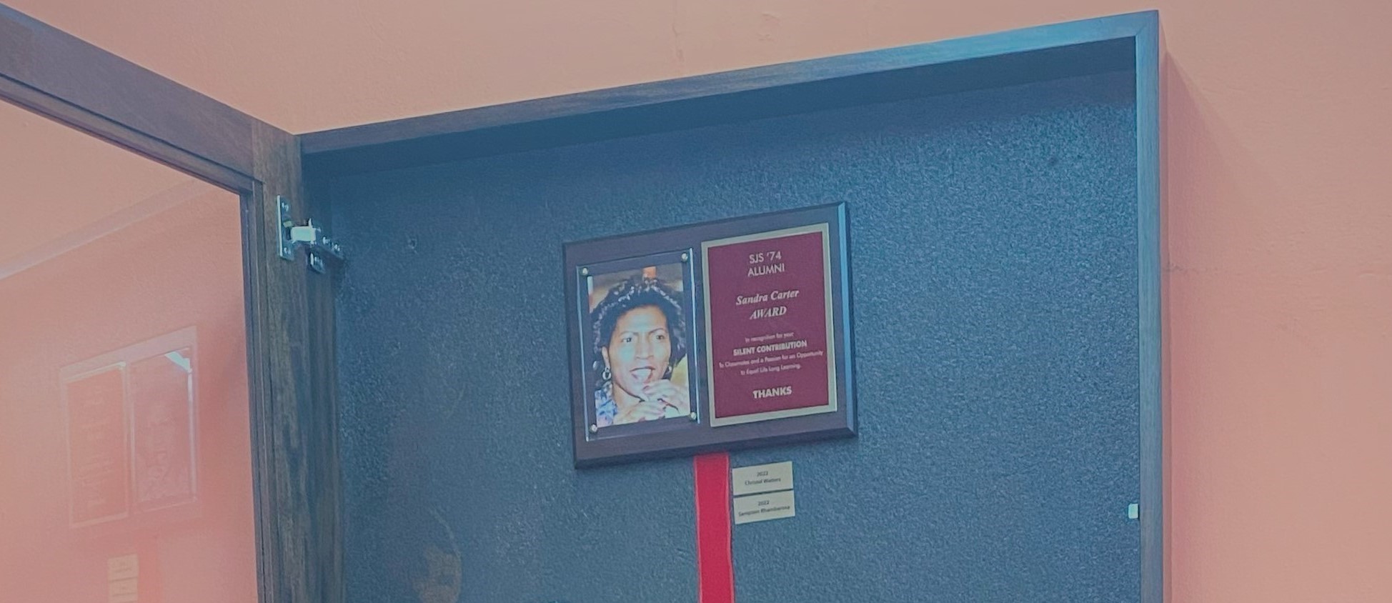 Shadowbox with 2022 Awardees